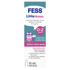 FESS Little Noses saline nasal spray 15ml for 0-2 years - DominionRoadPharmacy