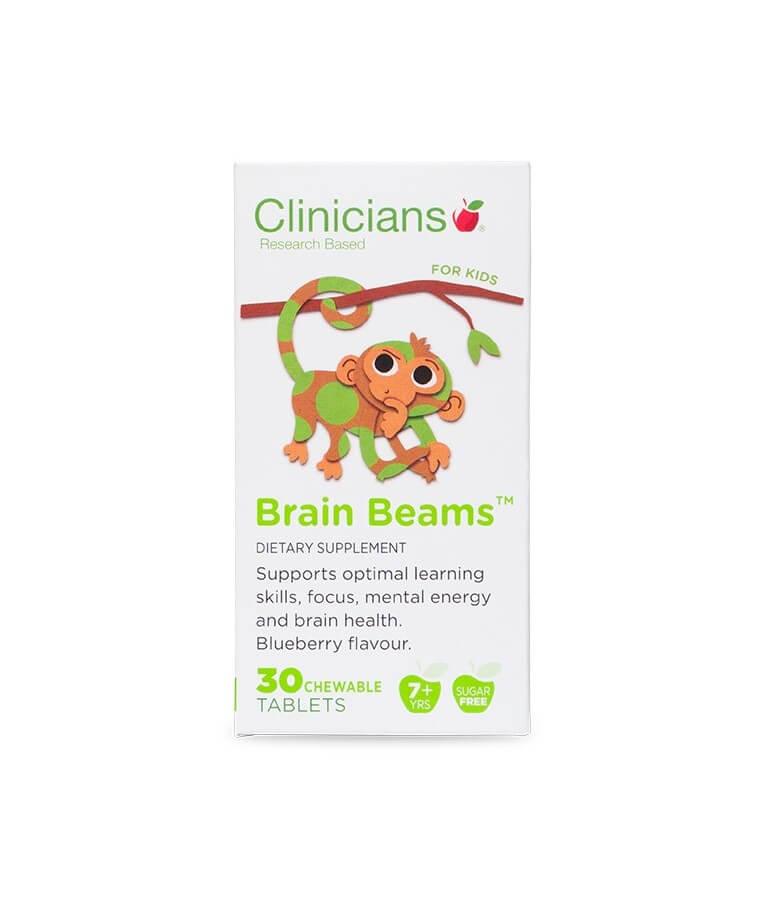 Clinicians Kids Brain Beams 30 chewable tablets - DominionRoadPharmacy