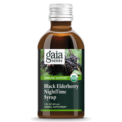 gaia Black Elderberry NightTime Syrup 89ml