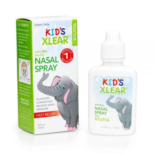 Xlear Kid's Xylitol &amp; Saline Nasal Spray 22ml Bottle