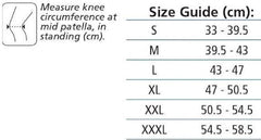 Lp558 Extreme Knee Support Hourglass-shaped,issues,Knee instability,Open patella,perfect fit for the knee,prevents slipping,relieve pressure on patella.,Weak knee