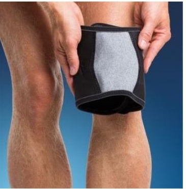 NRX PATELLA SUBLUXATION BRACE anti-sliding surface,bilateral design,breathable Neptune material,elastic straps,issues,laminated with a friction material,patella subluxation,wear under clothes