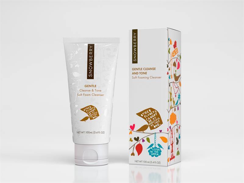 Snowberry Gentle Cleanse & Tone Soft Foaming Cleanser 100ml (3.40 fl.oz.) - DominionRoadPharmacy