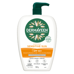Dermaveen Sensitive Sun SPF50+ Moisturising UVB + UVA Sunscreen - DominionRoadPharmacy