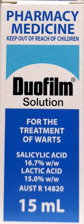 Duofilm Solution 15mL *PHARMACY MEDICINE* - Pakuranga Pharmacy