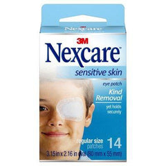 Nexcare Sensitive Skin Eye Patch Regular 14 Pack - DominionRoadPharmacy