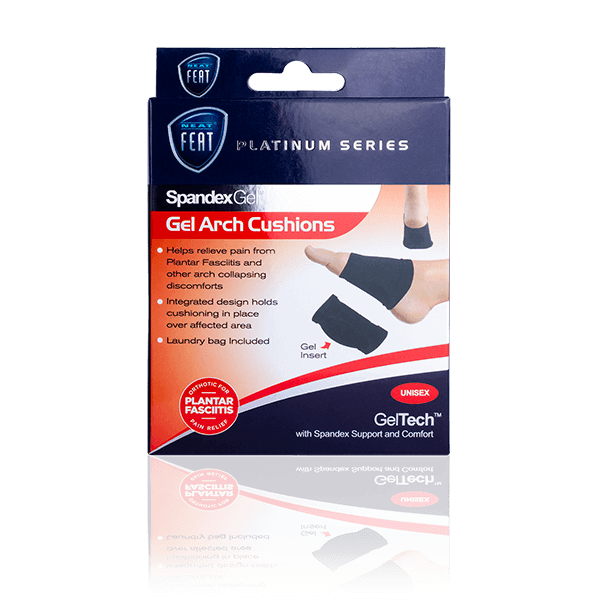 Platinum Series Neat Feat Spandex Gel Arch Cushion For Collapsing Arch