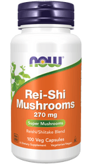 now Rei-Shi Mushrooms 270 mg 100 Veg Capsules