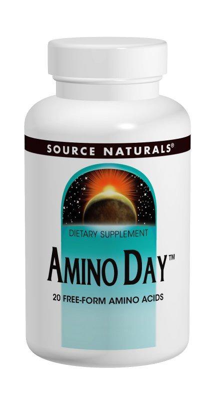 Source Naturals Amino Day 1000mcg Tablets - Premium Amino Acid Supplement, 60 Count - DominionRoadPharmacy