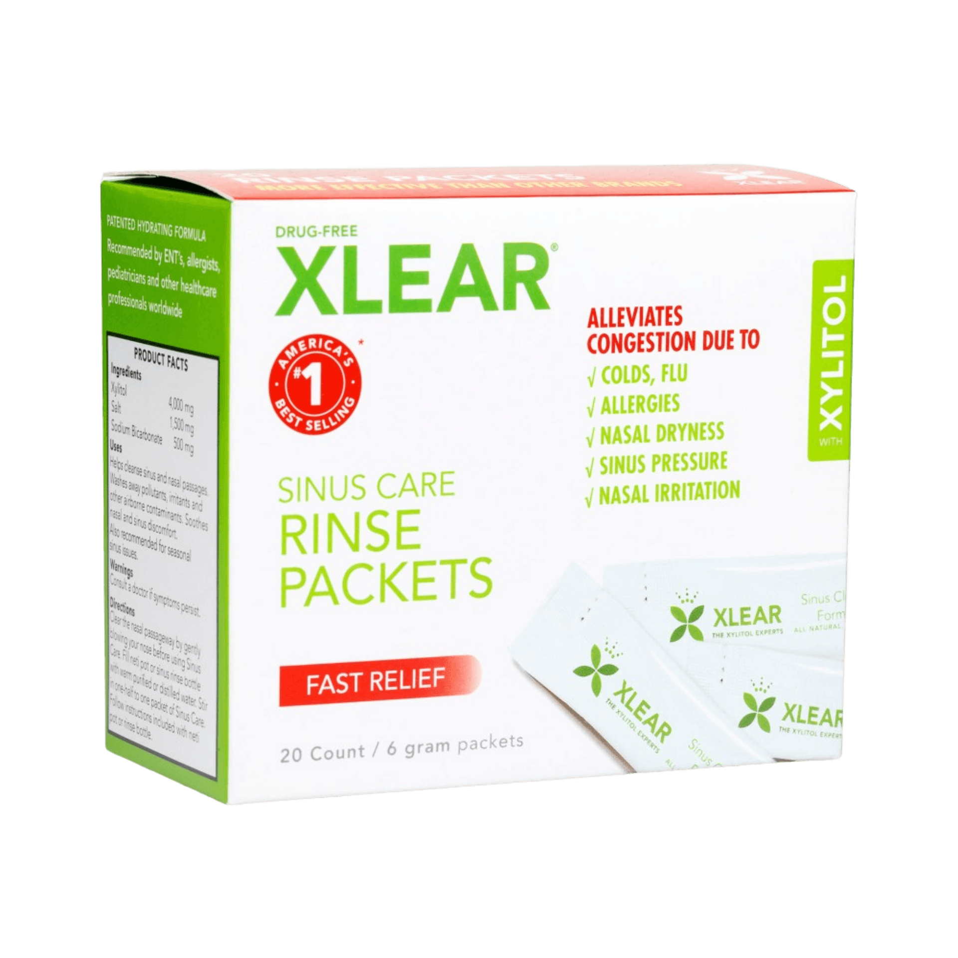 xlear Sinus Rinse Solution 20 Refills