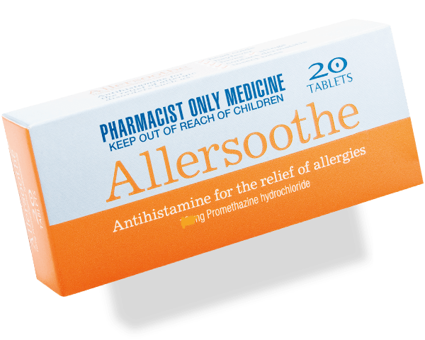 Allersoothe 25mg 20 tablets - DominionRoadPharmacy