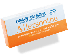 Allersoothe 25mg 20 tablets - DominionRoadPharmacy