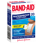 Band-Aid Tough Strips Waterproof - DominionRoadPharmacy