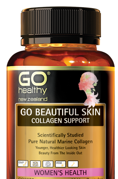 Go Healthy Beautiful Skin Collagen Support 120 Capsules - DominionRoadPharmacy