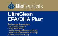 UltraClean EPA/DHA Plus®
Ultra-Purified, Concentrated Fish Oil