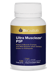 Ultra Muscleze® P5P
Relief of Muscle Cramps and Mild Muscle Spasms