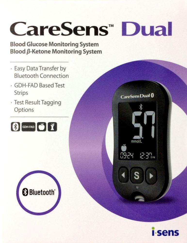 Bluetooth Glucose Meter with Ketone Warning