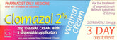 Clomazol Vaginal Cream 2% for Vaginal Thrush Treatment - 20g Pharmacist Only Medicine - DominionRoadPharmacy