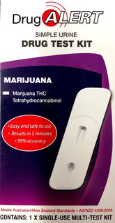THC Urine Test Kit - Drug Alert Urine 1 Test Kit for Fast and Accurate Marijuana THC Testing - DominionRoadPharmacy