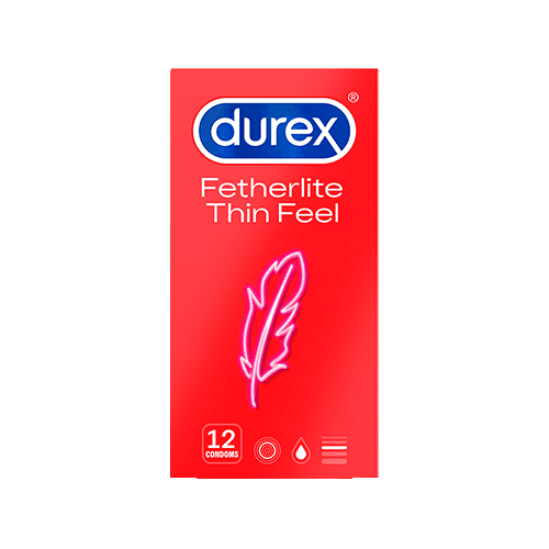 Durex Fetherlite Thin Feel Condoms 12 pack - DominionRoadPharmacy