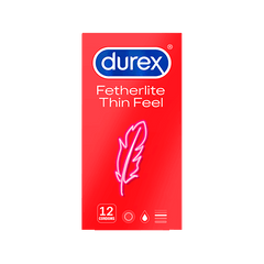 Durex Fetherlite Thin Feel Condoms 12 pack - DominionRoadPharmacy