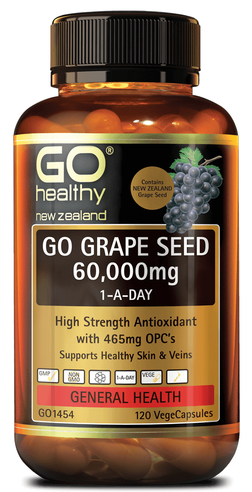 Go Healthy Grape Seed 60000 mg 120 capsules - DominionRoadPharmacy