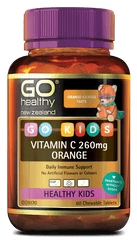 Go Healthy Kids Vitamin C 260mg Orange 60 tablets - DominionRoadPharmacy