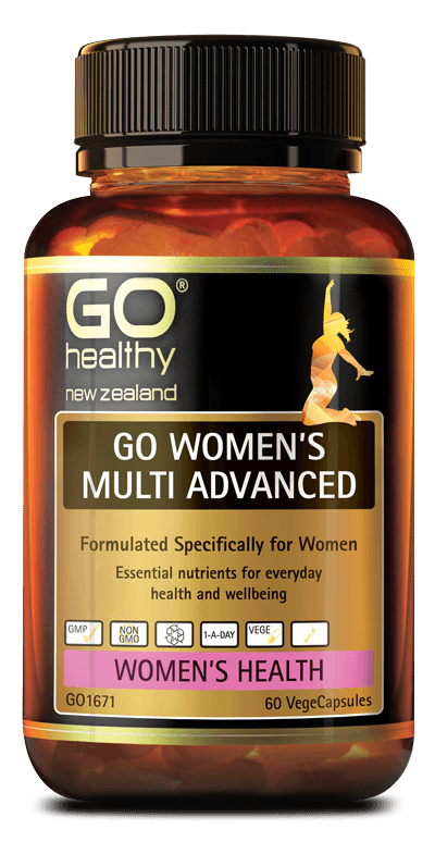 Go Healthy Go Women's Multi Advanced 60 vege capsules - DominionRoadPharmacy