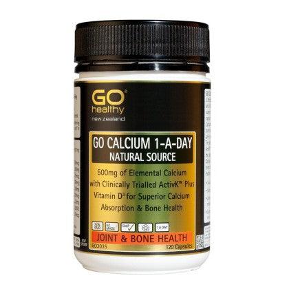 Go Healthy Go Calcium 1-A-Day 120 capsules - DominionRoadPharmacy