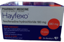 Hayfexo Tablets 180mg 70 - DominionRoadPharmacy