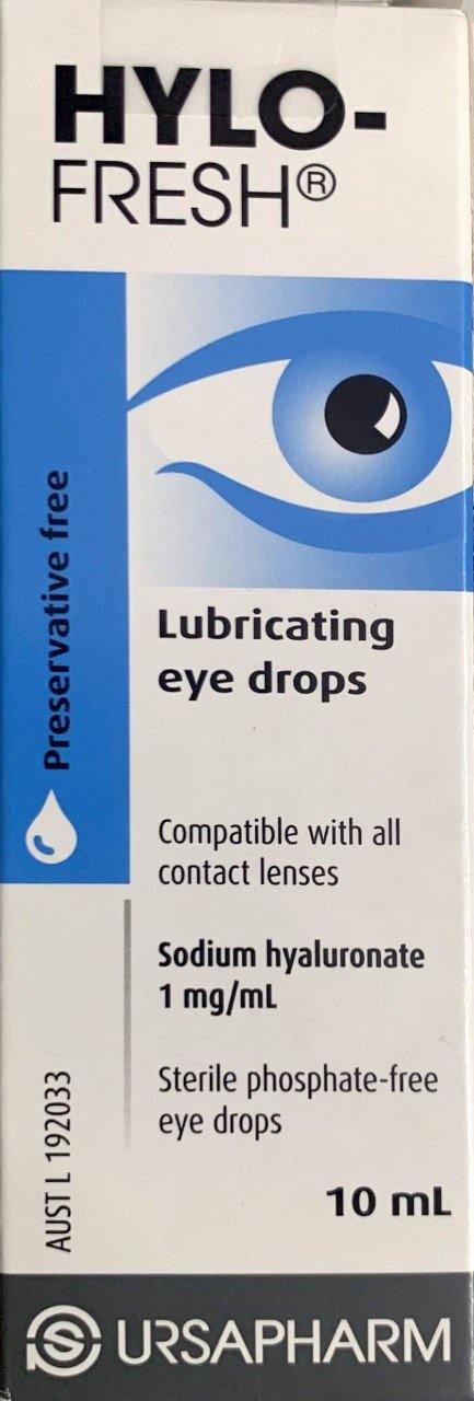HYLO Fresh Eye Drops 10ml - Soothing Relief for Dry Eyes - DominionRoadPharmacy