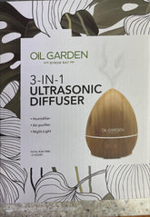 Oil Garden 3 in 1 Ultrasonic Diffuser Humidifier Air Purifier - DominionRoadPharmacy