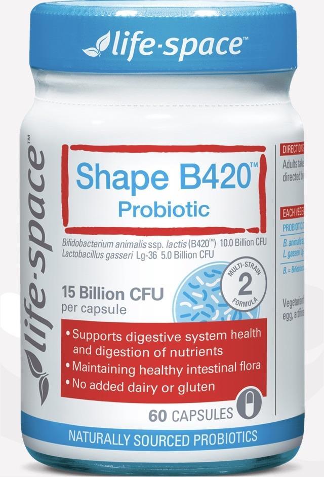 Life Space Shape B420 Probiotic 60 Capsules - DominionRoadPharmacy