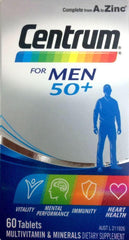 Centrum for Men 50+ Multivitamin - 60 Tablets for Optimal Health - DominionRoadPharmacy