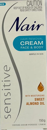 Nair Hair Removal Cream Face & Body 150 g
