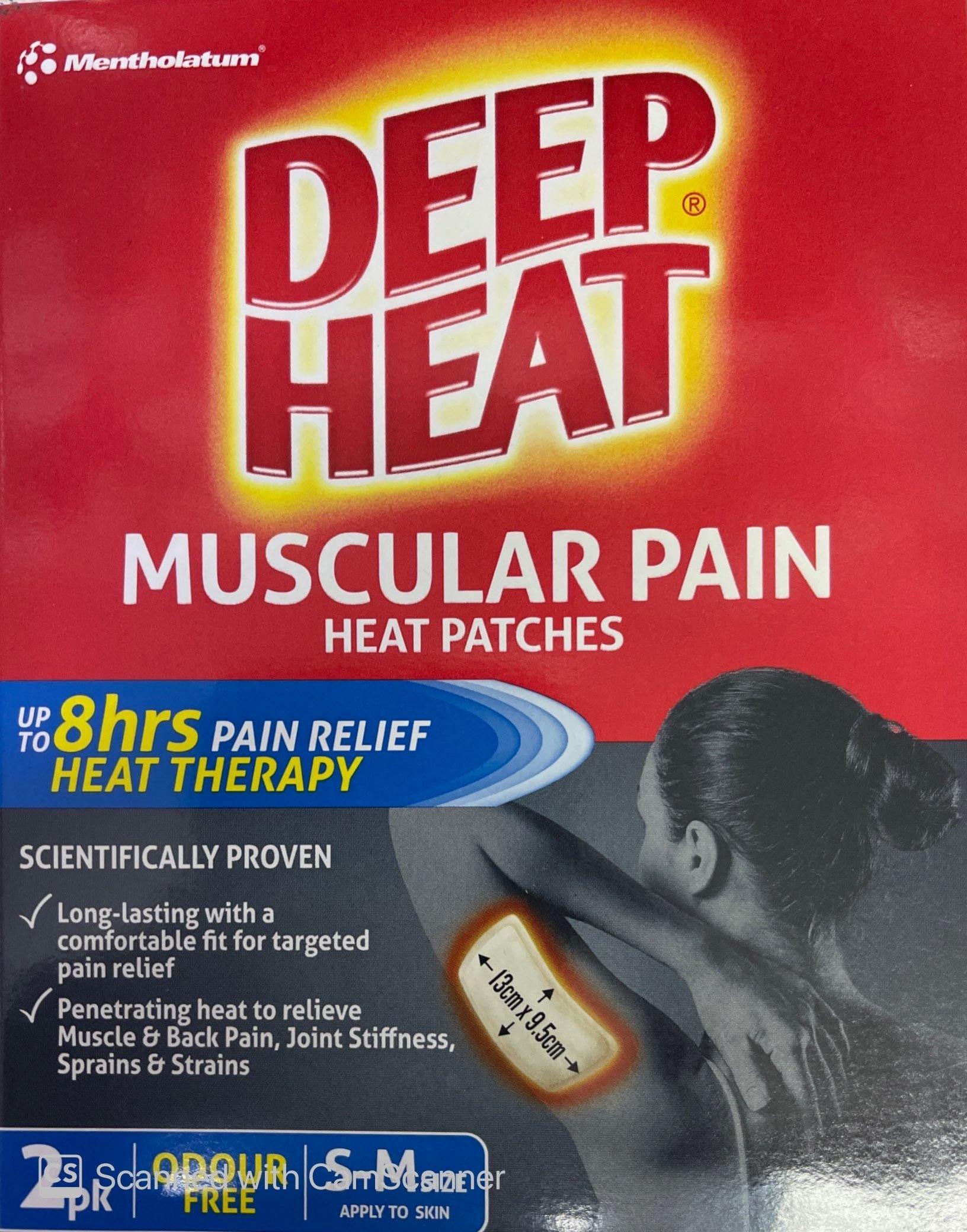 Knee Pain Relief Patch, Deep Heat Patches