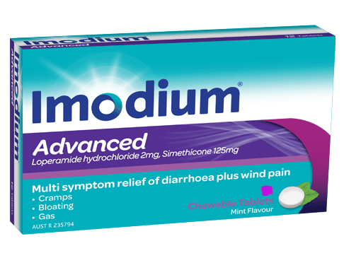 IMODIUM ADVANCED CHEWABLE TABLETS 2MG 6 - DominionRoadPharmacy