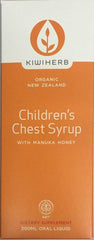 Kiwiherb Children's Chest Syrup 200ml - Natural Relief for Cough and Cold - DominionRoadPharmacy