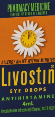 Livostin Eye Drops 4mL - DominionRoadPharmacy