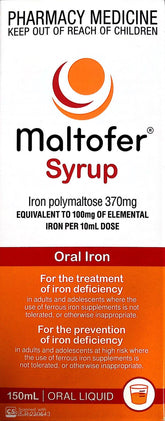 Maltofer Syrup 150 ml Iron Polymaltose for iron deficiency ferrous iron supplements,iron,iron carbohydrate compound,iron deficiency,iron polymaltose,issues,maltofer,Maltofer Syrup,myoglobin