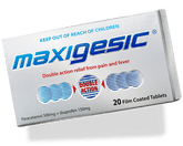 Maxigesic Tablets 20 / 50 / 100 Tabs - DominionRoadPharmacy