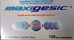 Maxigesic Tablets - Qty Restriction Applies, Effective Pain Relief - DominionRoadPharmacy