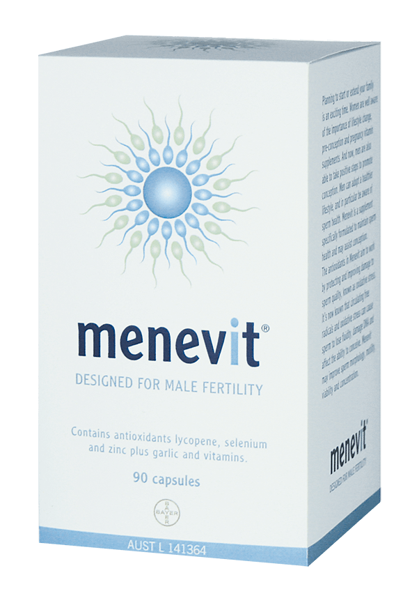 Menevit For Male Fertility Supplement 90 Capsules - DominionRoadPharmacy