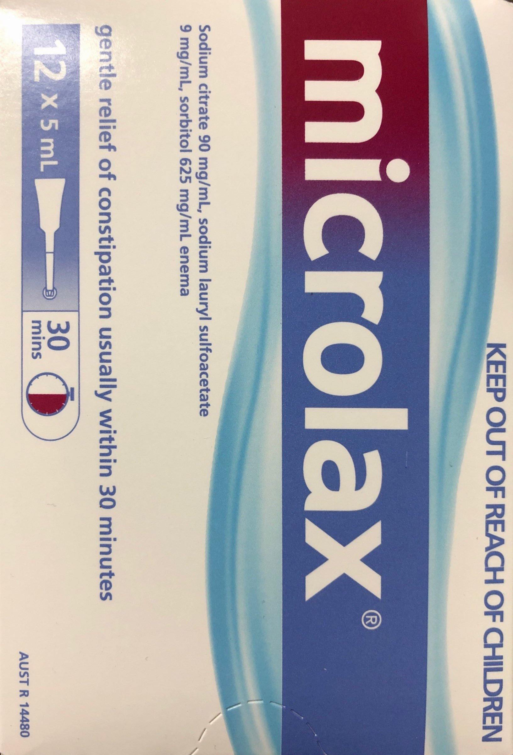 About MICROLAX ® IE  Constipation Relief Products