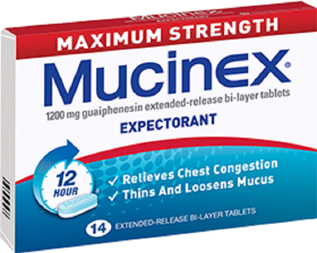 Mucinex Max 1200mg Tablets - 14 Count for Effective Relief - DominionRoadPharmacy