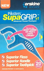 Piksters Flosser Toothpick - SupaGRIP Oral Care Solution (20 Pack) - DominionRoadPharmacy