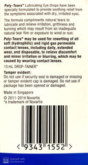 Poly Tears Lubricating Eye Drops For Dry & Irritated Eyes 15ml - DominionRoadPharmacy