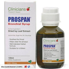 Clinicians Antiviral Prospan Bronchial Syrup 100 ml - DominionRoadPharmacy