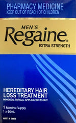 Regaine Men's Extra Strength Minoxidil 5% 1 Month-Pharmacy Medicine Quantity Restriction (3) applies - DominionRoadPharmacy