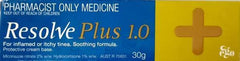Resolve Plus 1.0 Anti-fungal & Anti-inflammatory Cream 30g - Pharmacist Only Medicine - DominionRoadPharmacy